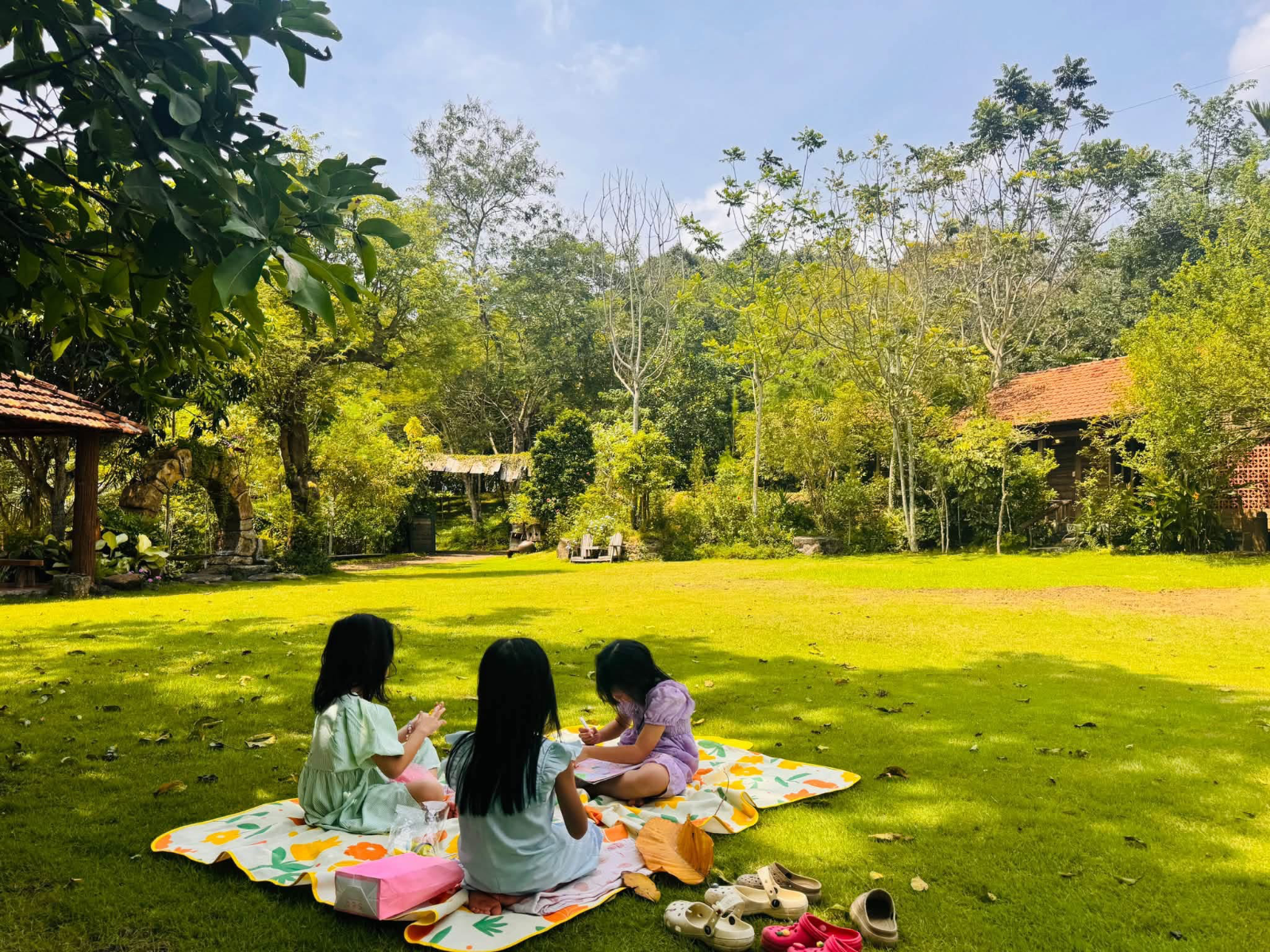 Điểm cắm trại VQG Nam Cát Tiên